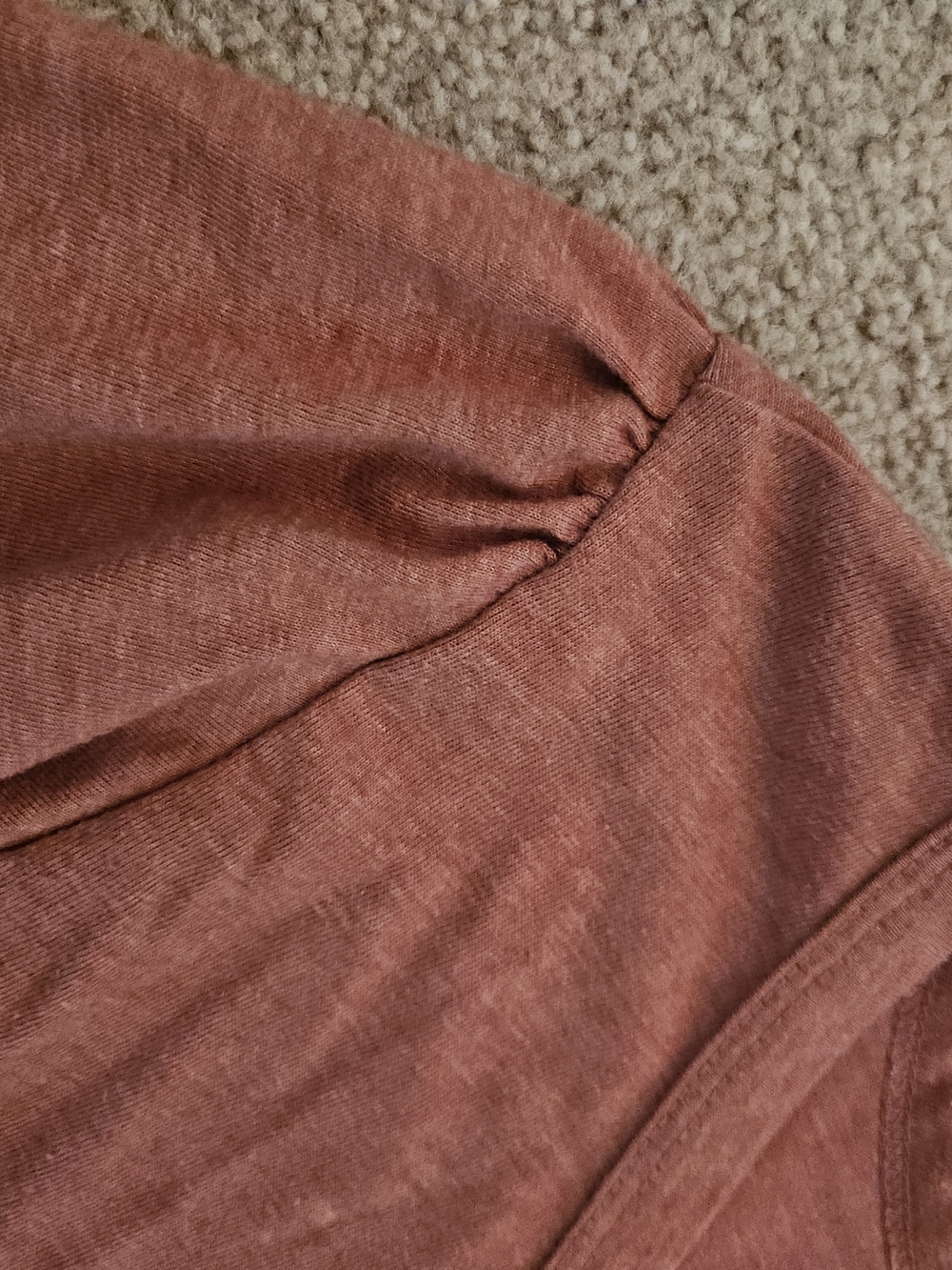 torrid V-Neck Short Sleeve Tee - Rusty Rose - Picture 3 of 3